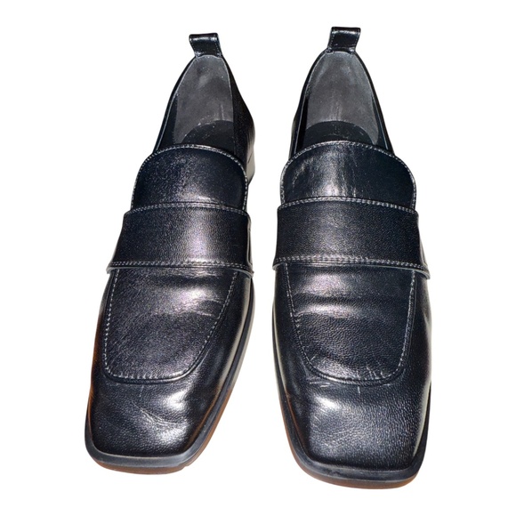 Aedye Italy Ruth Black Loafers 39 8 - Picture 4 of 9